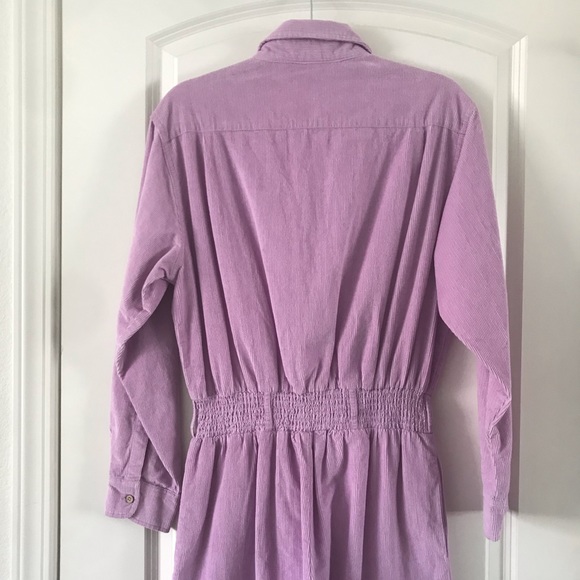 Lucy & Yak Eddie Jumpsuit Organic Cotton Corduroy Lavender Purple Size Small - Picture 13 of 16